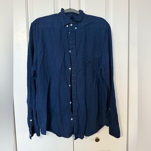 Men's Blue Dress Shirt
